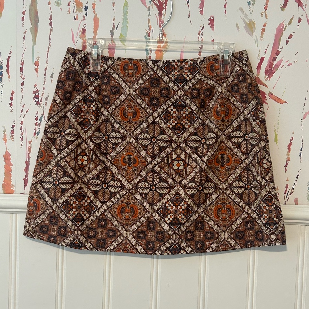 NWT OLIVIA by Livro Delia Skirt in Chai Medallions